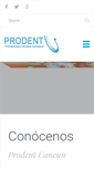 Mobile Screenshot of prodentcancun.com